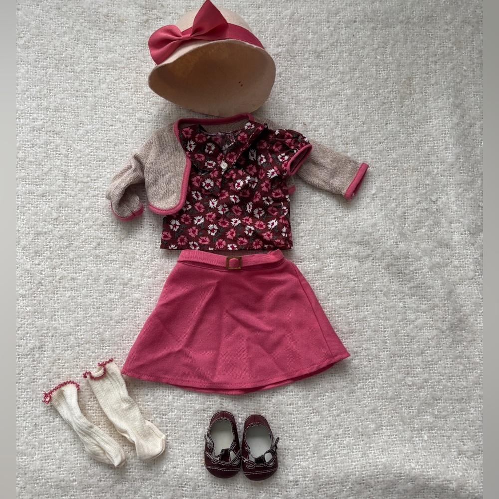 Kit's School Skirt Set for American Girl Doll 2008-2017 Original Complete EUC